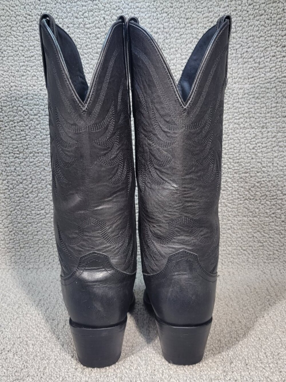 Tecovas The Annie Women's US Size 8B Midnight Cowhide Cowgirl Boots - Picture 3 of 11